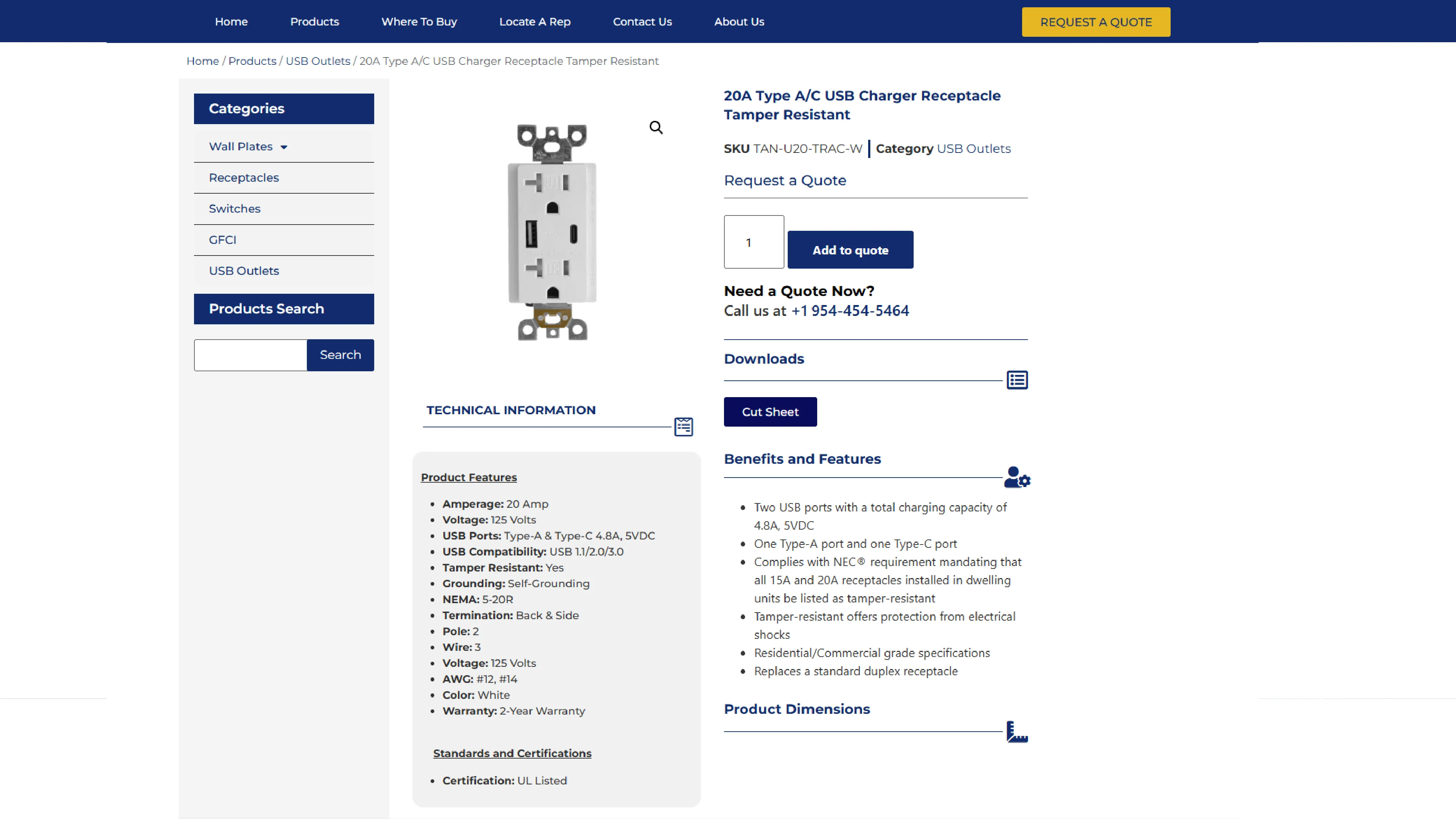 Tania Wiring Devices
